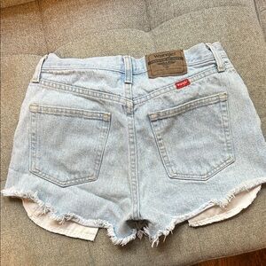 Vintage Wrangler Women's Light Blue Jean Shorts